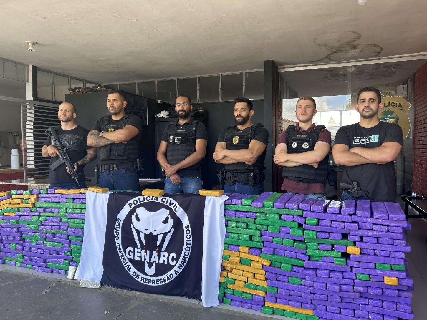 GENARC de Porangatu apreende cerca 700 Kg de maconha durante operação