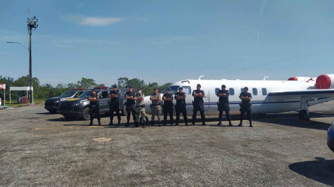 Polícia Federal realiza em Porangatu Operação Tuup (Foto: Thaís Alcântara)