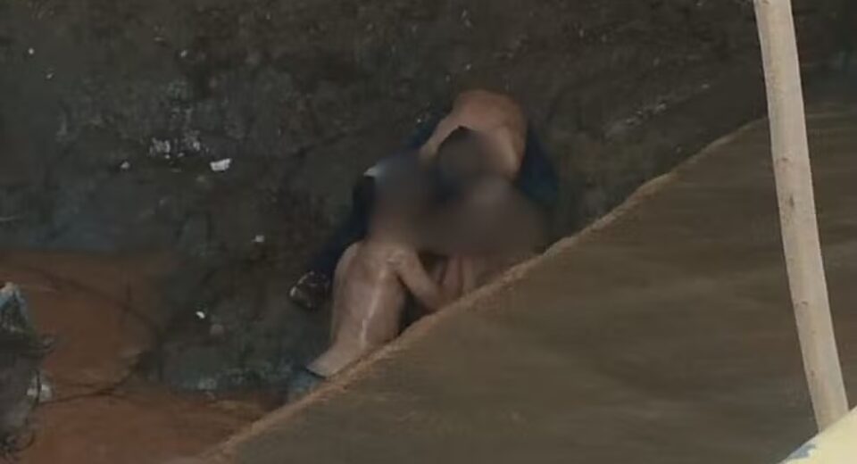 Homem ajuda em resgade de amigo após empurrar ele da ponte, diz polícia — Foto: Divulgação/ Polícia Civil