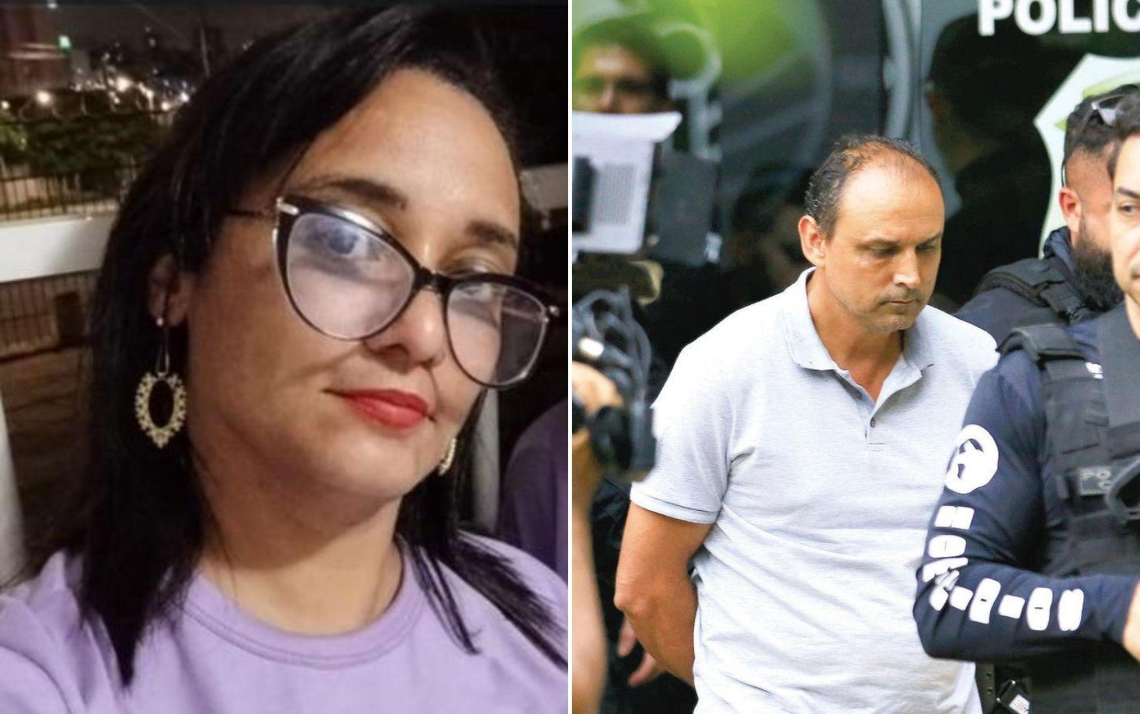 À esquerda, a corretora Daiane Alves, de 43 anos. À direita, o síndico Cleber Rosa, de 49 (Arquivo Pessoal/Nilse Alves e Wildes Barbosa/O Popular)