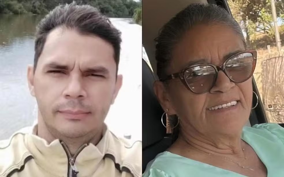 Wilmar Rodrigues de Almeida, de 48 anos, e a mãe, Maria das Graças Rodrigues de Almeida, de 59, morreram em um acidente na GO-164 — Foto: Reprodução/ Pefil do Instagram de Ângela Rodrigues
