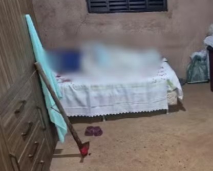Homem matou a esposa e neto de 13 anos enquanto eles dormiam em Águas Lindas de Goiás, diz delegada — Foto: Reprodução/Polícia Civil