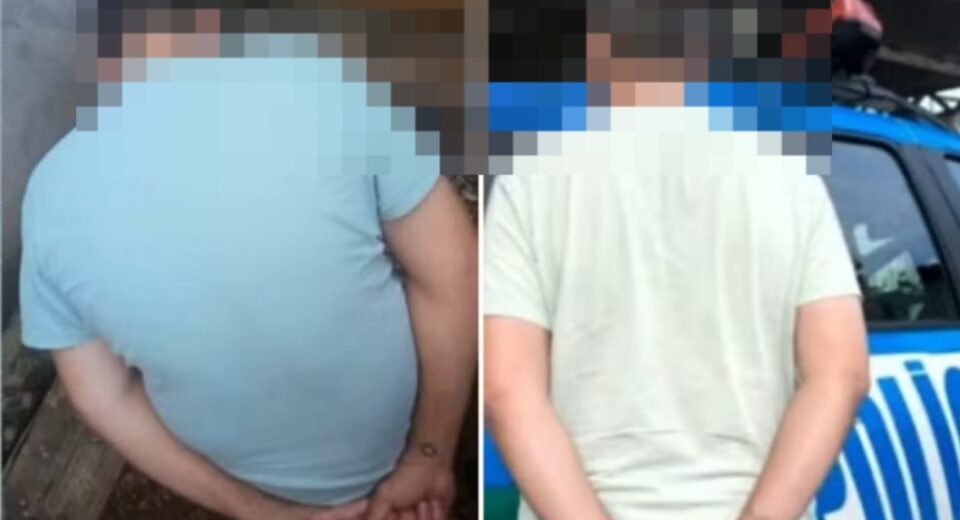 Thiago enviou a própria foto para a família simulando o sequestro. Ele foi preso em flagrante pelo crime de extorsão. — Foto: Reprodução/TV Anhanguera