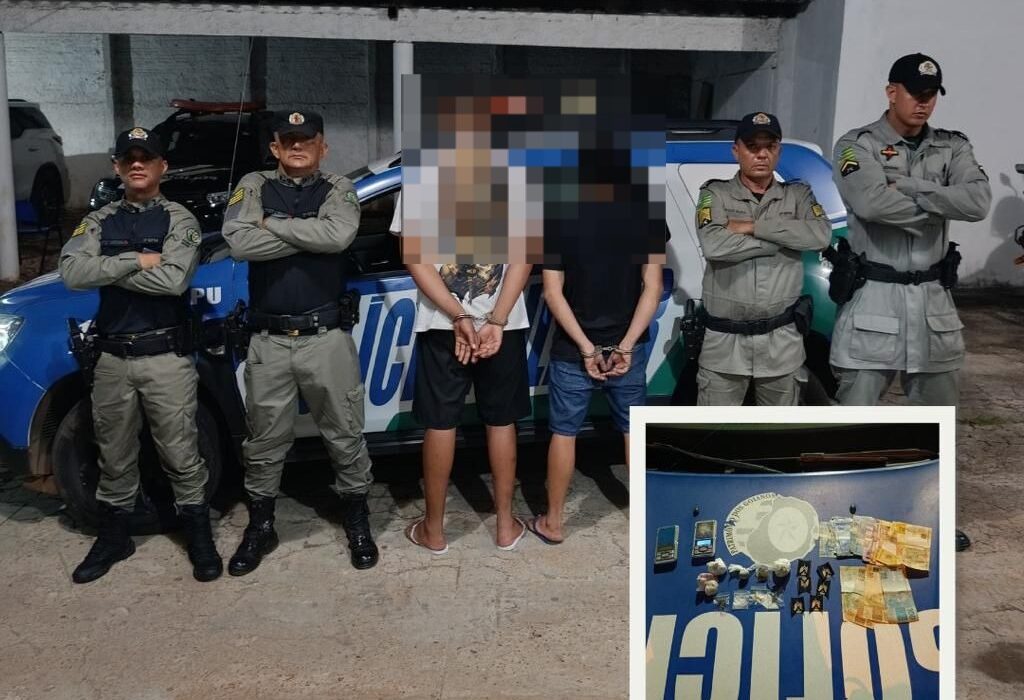 Suspeitos são presos por tráfico de drogas e ameaça em Minaçu