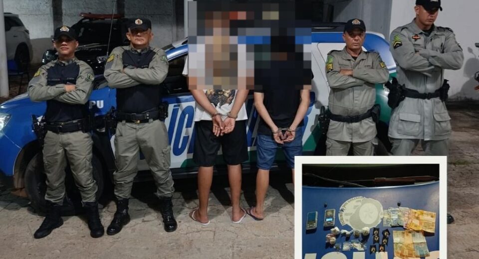 Suspeitos são presos por tráfico de drogas e ameaça em Minaçu