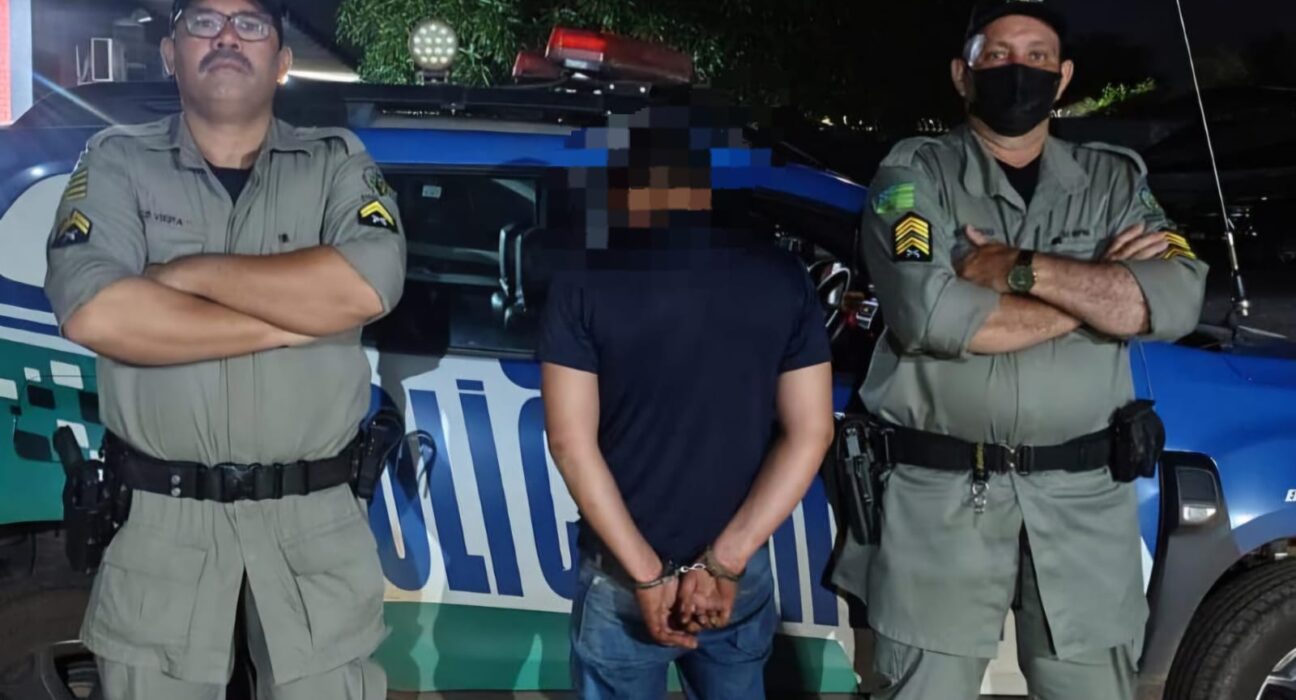 Homem é preso após invadir casa, ameaçar ex e causar danos em Mutunópolis