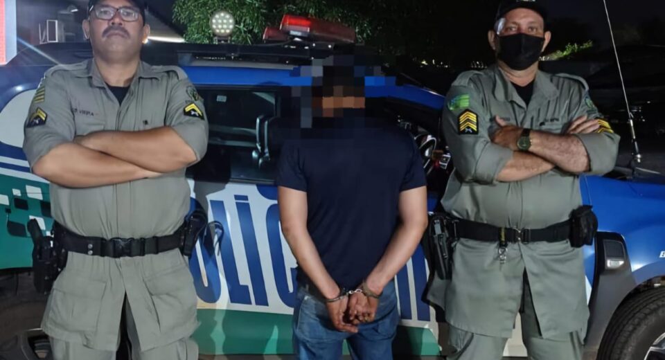 Homem é preso após invadir casa, ameaçar ex e causar danos em Mutunópolis