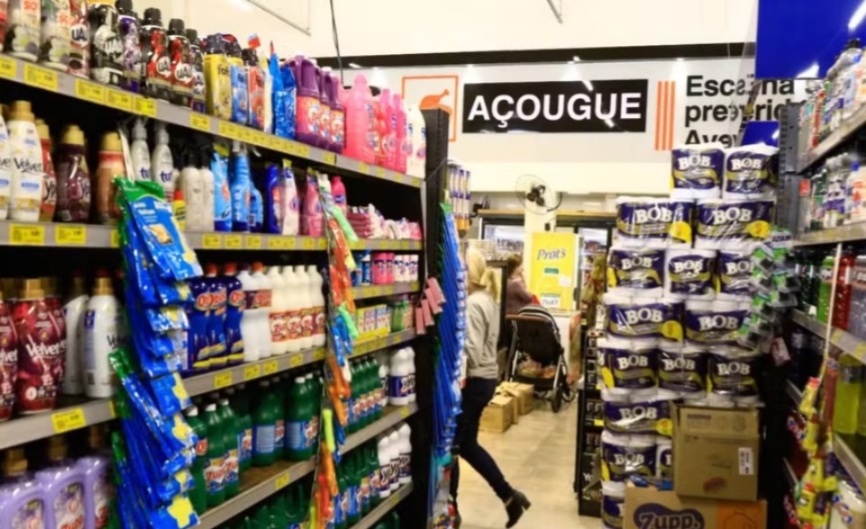 Supermercado, em Goiás — Foto: Fábio Lima/O Popular