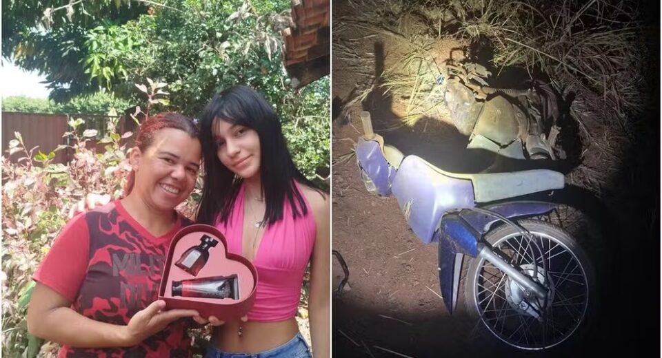 Jovem morre após entregar presente de dia das mãe, em Goiás — Foto: Arquivo pessoal/ Jeysiane Pirètt | Divulgação/ Polícia Militar
