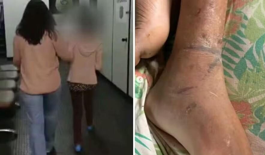 Mãe é presa suspeita de manter filho acorrentado e vivendo em condições desumanas em Goiás
