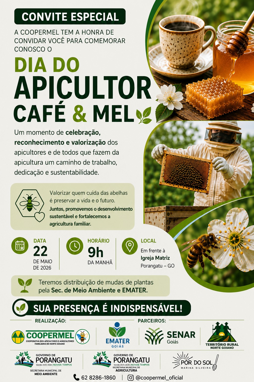 COOPERMEL realiza evento em homenagem ao Dia do Apicultor em Porangatu