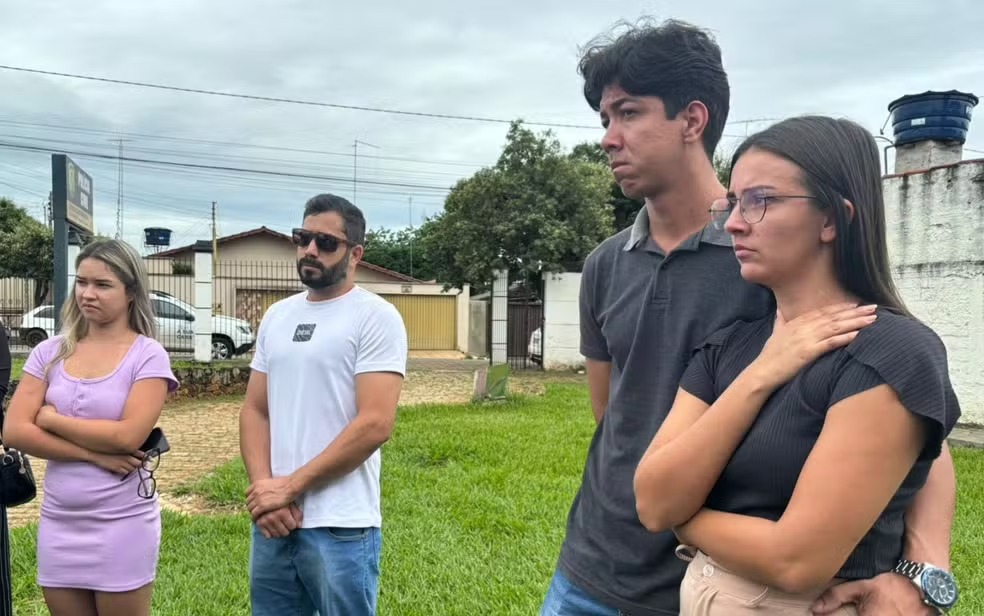 Bebês foram trocados após o nascimento em hospital de Inhumas, Goiás, denunciam pais — Foto: Gilmara Roberto