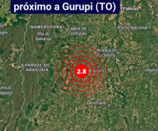 O tremor foi registrado na madrugada desta quinta-feira (21) — Foto: Divulgação/Rede Sismográfica Brasileira