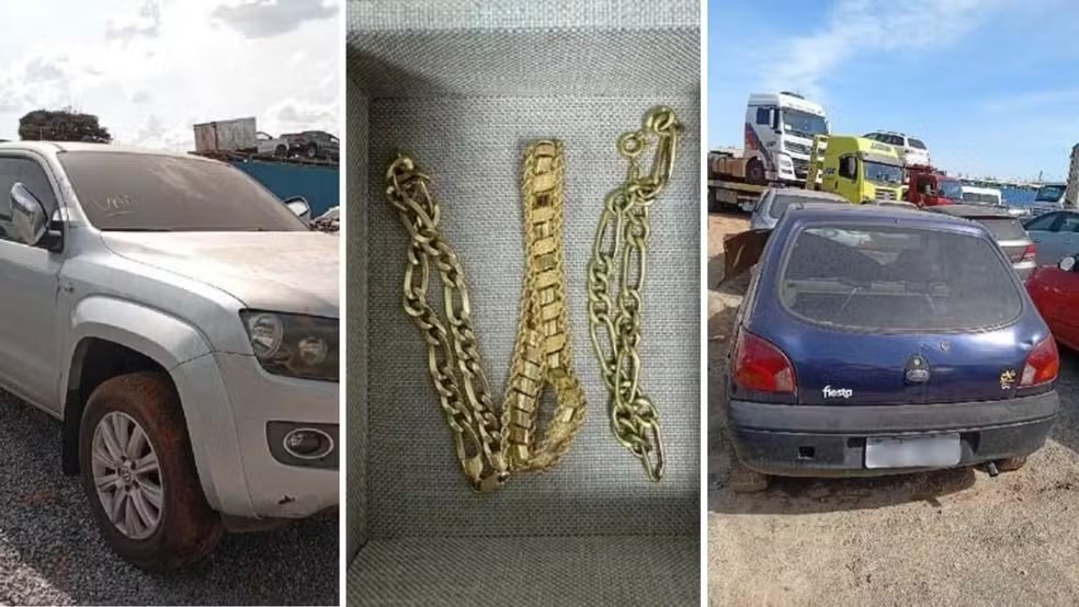 Leilão em Goiás oferece Amarok, joias de ouro e Ford Fiesta com lance inicial de R$ 1,7 mil — Foto: Divulgação/Caiapó Leilões