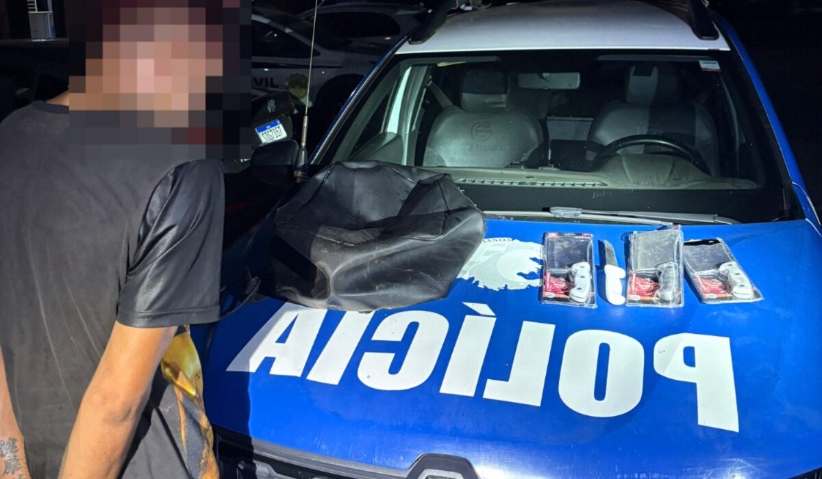 PM recupera objetos furtados no Tocantins e prende suspeito em Porangatu