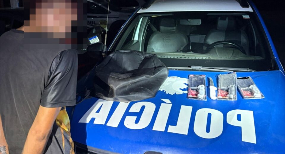 PM recupera objetos furtados no Tocantins e prende suspeito em Porangatu