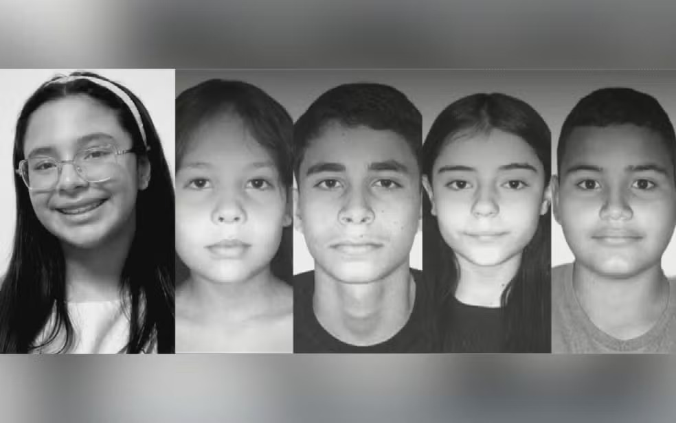 Estudantes morrem em acidente entre van escolar e caminhão, na GO-518 — Foto: Reprodução/TV Anhanguera