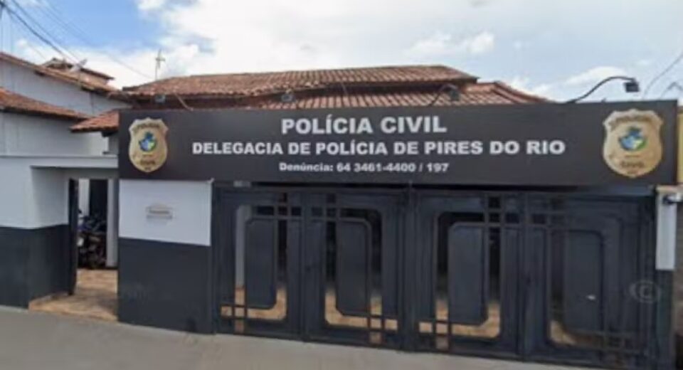 Delegacia de Pires do Rio, em Goiás — Foto: Reprodução/Google Street View