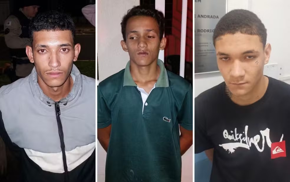 Irmãos mortos em confronto com a polícia. — Foto: Divulgação/Polícia Militar