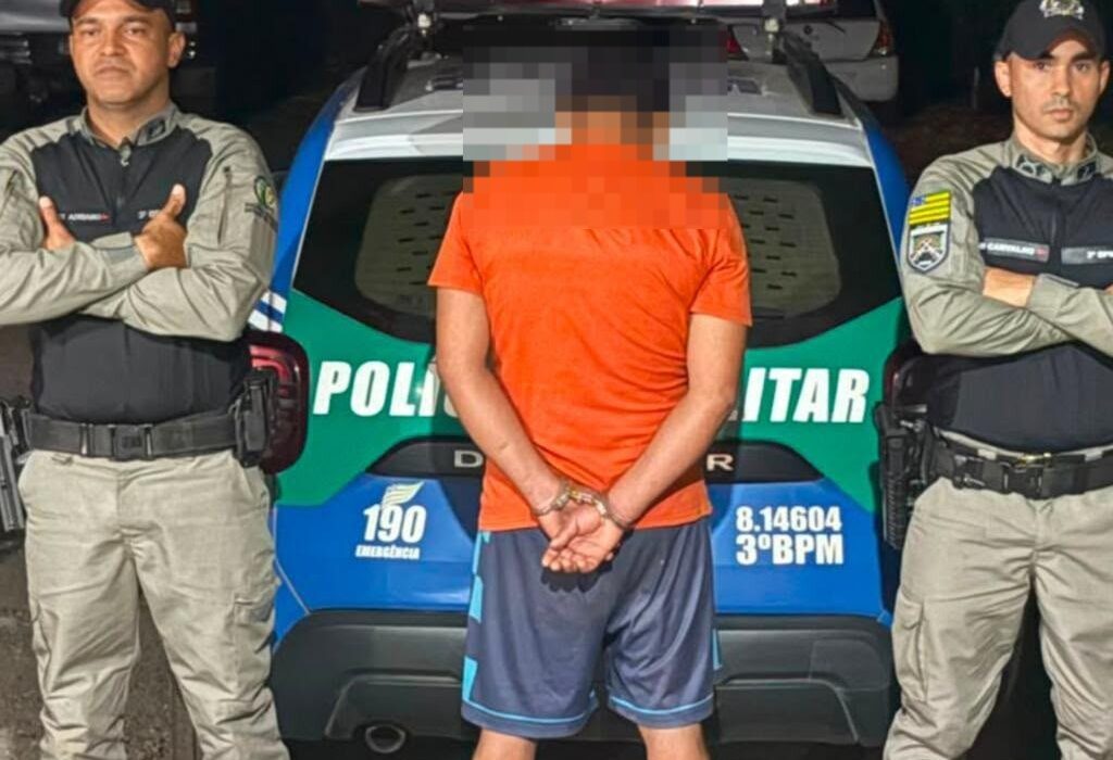 Polícia Militar prende suspeito de estupro de vulnerável e ameaça em Estrela do Norte