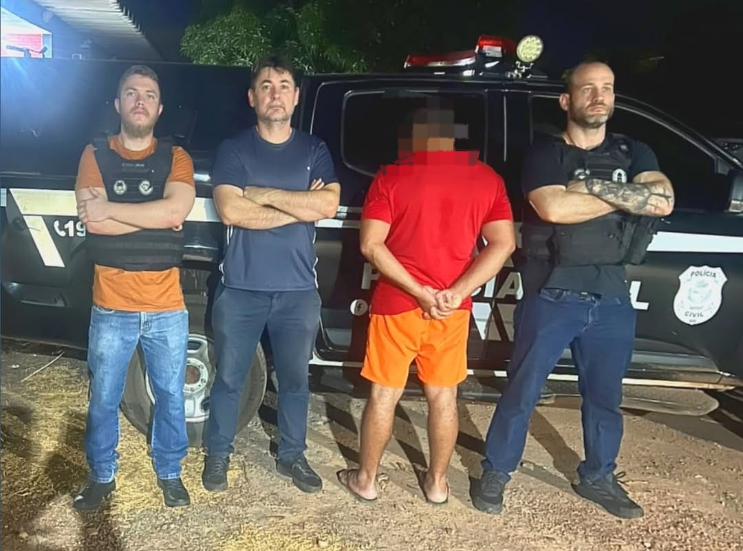 Homem é preso suspeito de estuprar criança de 07 anos em Porangatu