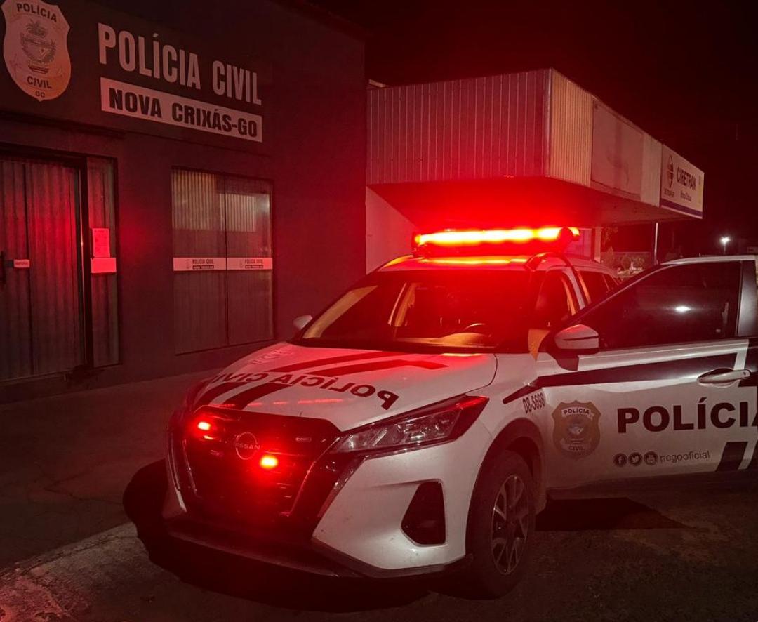 Homem é preso por furtar veículo do patrão e abandoná-lo após acidente em Nova Crixás
