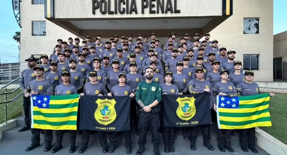 Mais de 400 candidatos aprovados em concurso público para a Polícia Penal de Goiás estão sendo convocados — Foto: Divulgação/ DGPP