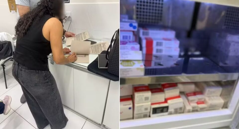 Farmacêutica foi multada em R$ 37,5 mil por dar vacina vencida a bebê, em Aparecida de Goiânia — Foto: Divulgação/Polícia Civil