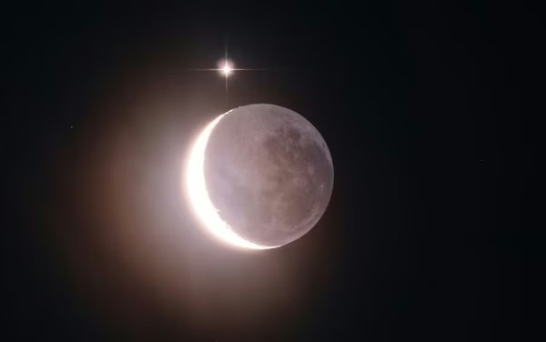 Encontro entre Lua e planetas encanta moradores de Porangatu e chama atenção no céu em Goiás