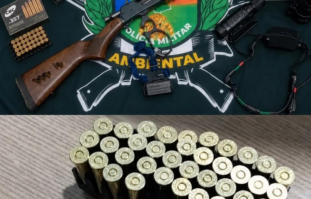 Homem é preso por porte ilegal de arma durante operação da PM no sul do Tocantins