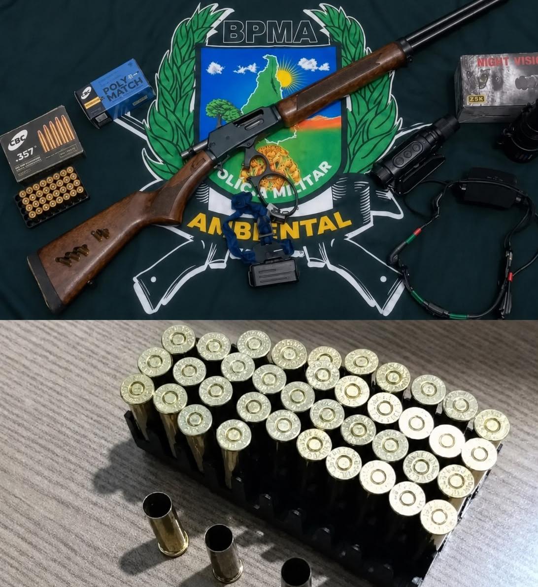 Homem é preso por porte ilegal de arma durante operação da PM no sul do Tocantins