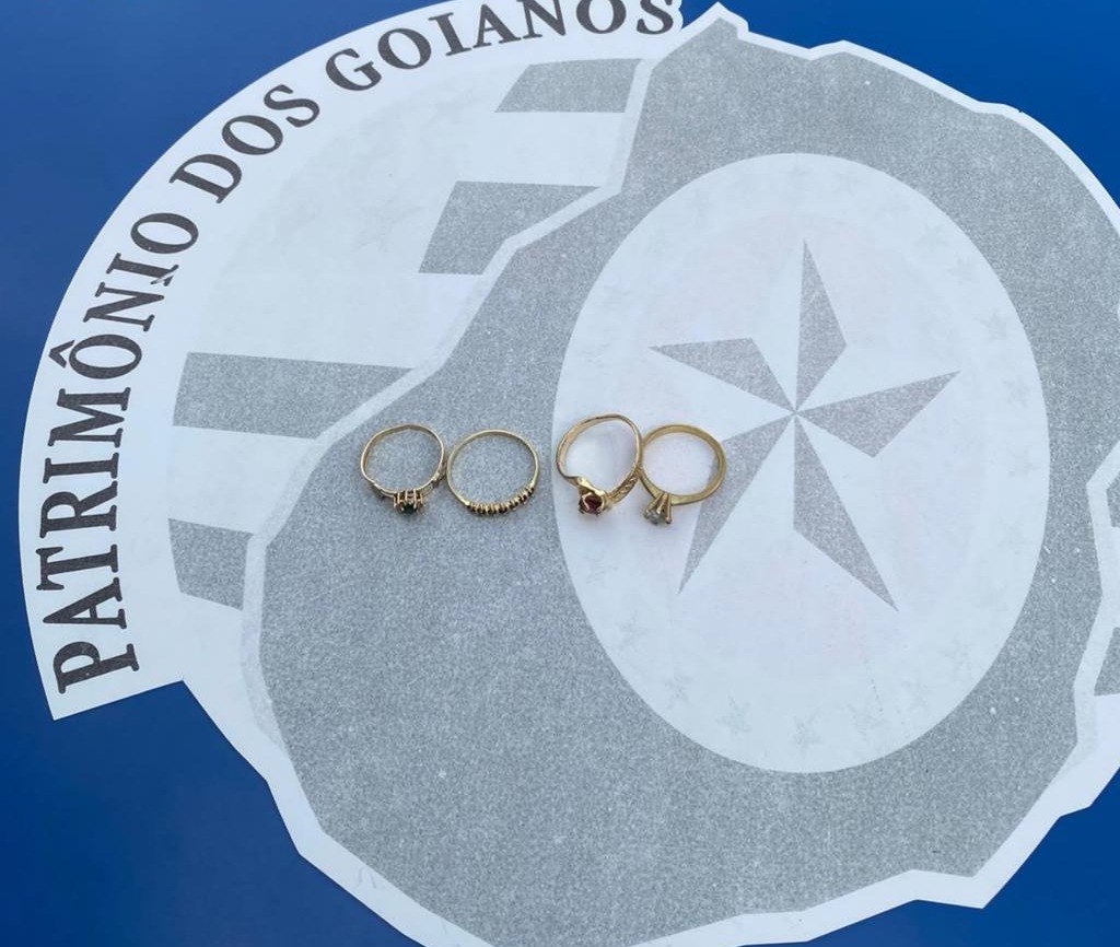 Polícia Militar recupera joias furtadas em hospital de Santa Tereza de Goiás