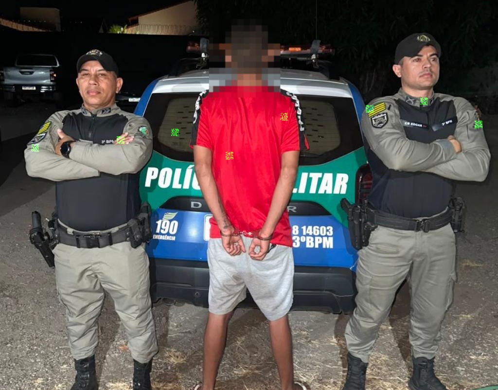 Homem é preso após agredir companheira em Porangatu