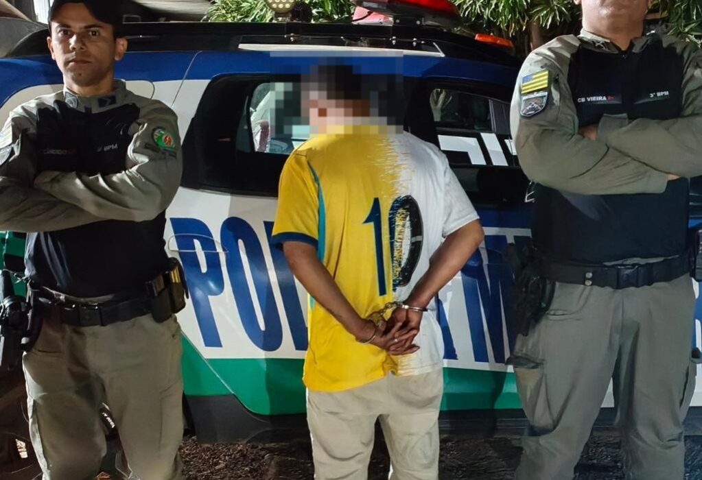 Homem é preso por ameaça e violência doméstica em Porangatu