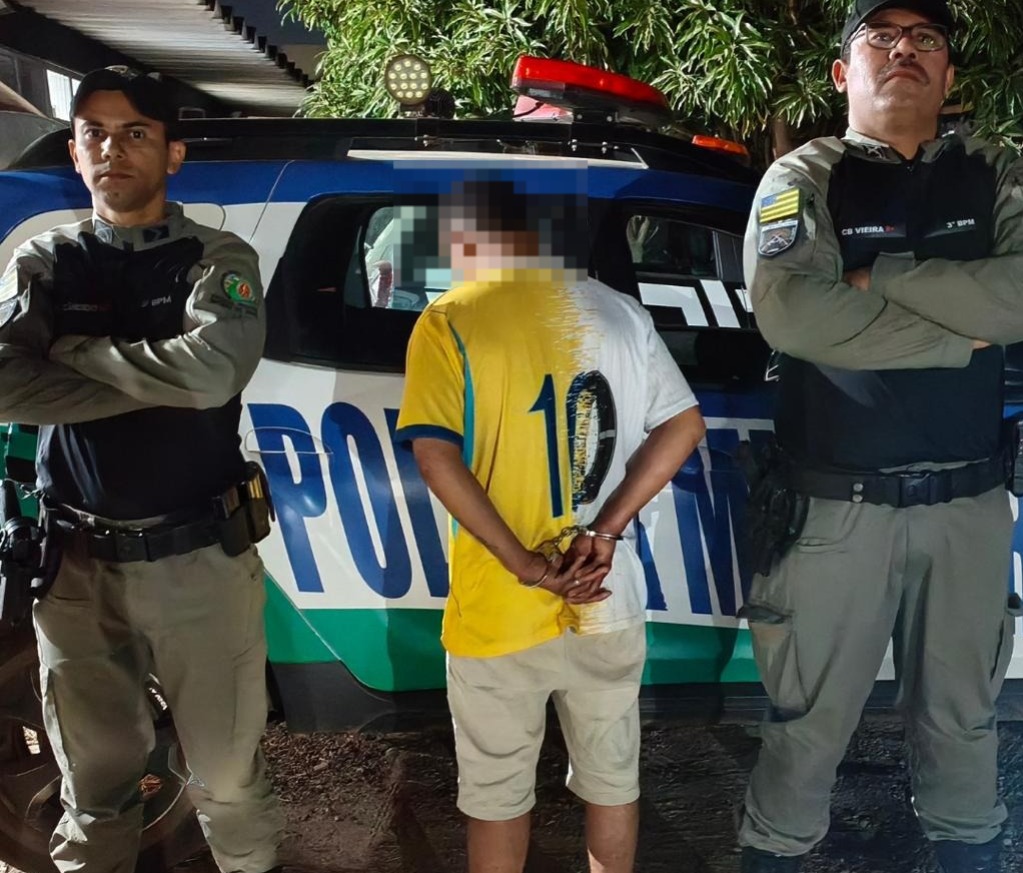 Homem é preso por ameaça e violência doméstica em Porangatu