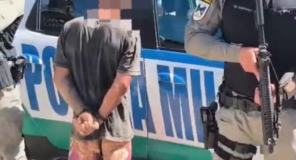 Ação integrada da PM prende suspeito de furto em obra de Uruaçu