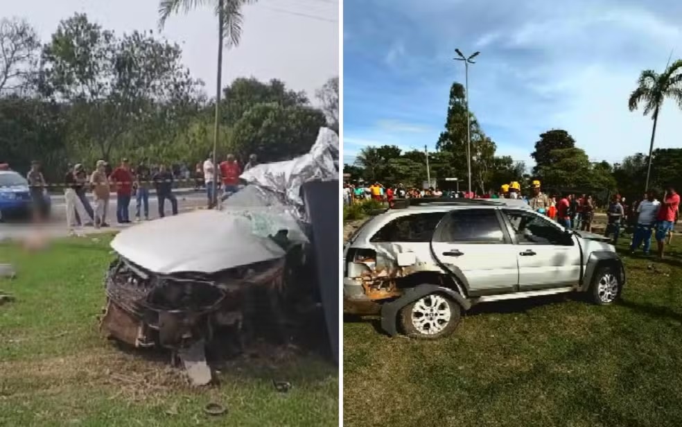 Motorista atropela idoso, tenta fugir e provoca acidente que mata pai e filho