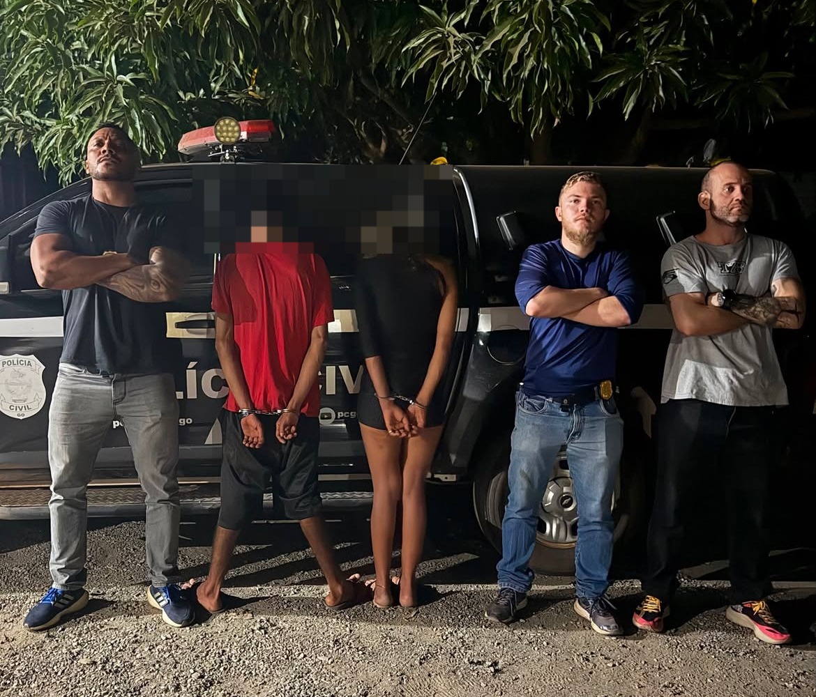 Polícia Civil prende dois suspeitos por tráfico de drogas em Porangatu