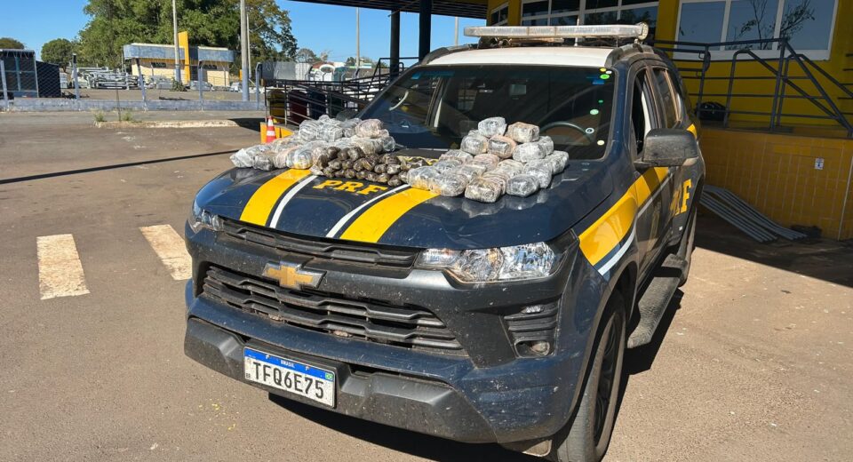 PRF apreende 37 kg de haxixe escondidos em tanque de combustível na BR-153