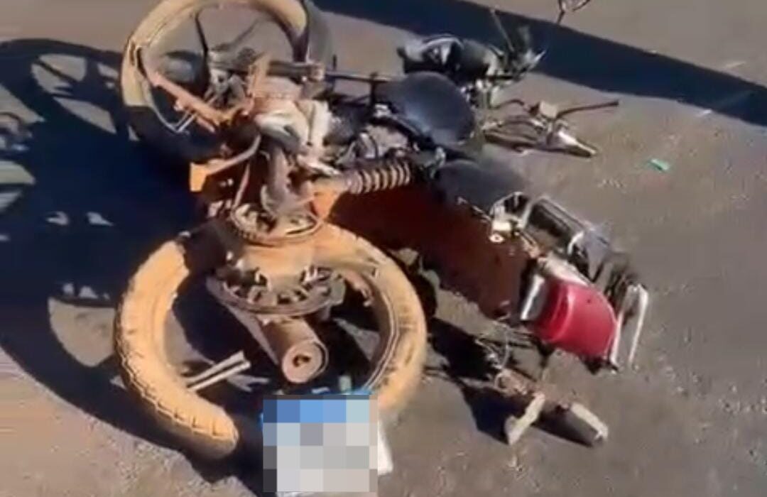 Grave acidente entre motocicletas deixa mulher ferida em Gurupi