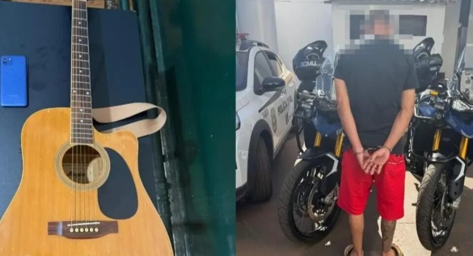 Homem é preso após anunciar violão furtado no Facebook
