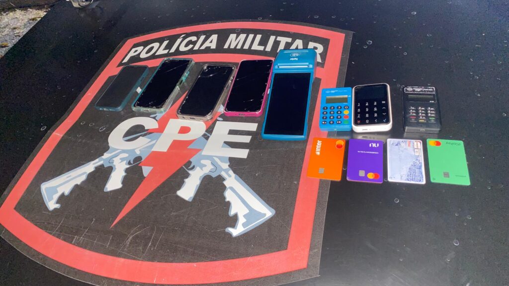 CPE desarticula esquema de estelionato e conduz quatro suspeitos em Mutunópolis