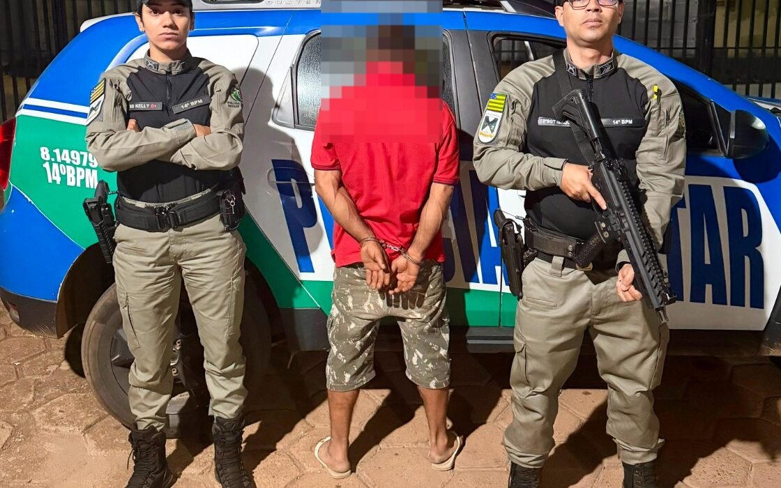 Homem é preso após ameaçar de morte e agredir companheira em Mara Rosa