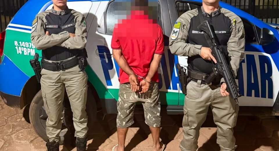 Homem é preso após ameaçar de morte e agredir companheira em Mara Rosa