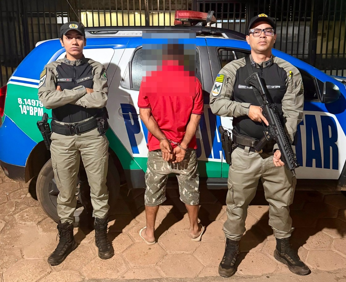Homem é preso após ameaçar de morte e agredir companheira em Mara Rosa