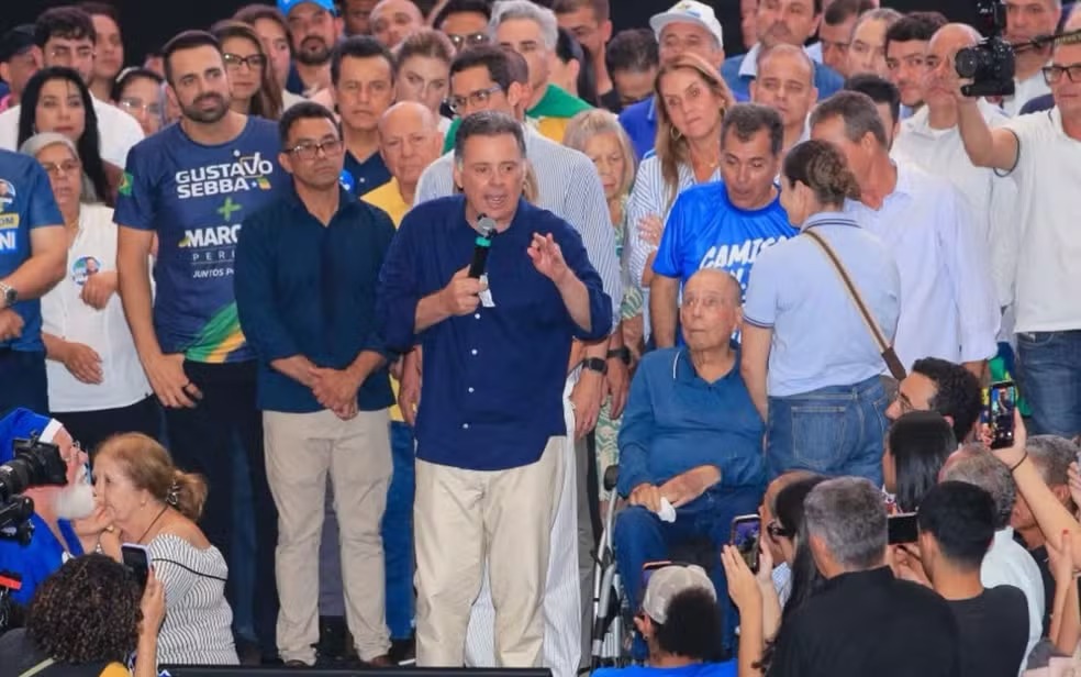 PSDB lança Marconi Perillo como candidato ao governo de Goiás — Foto: Wildes Barbosa/O Popular
