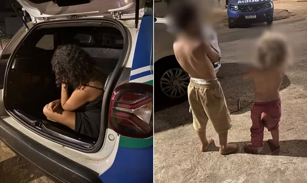 Babá foi detida por suspeita de maus-tratos, em Goiás — Foto: Divulgação/Conselho Tutelar