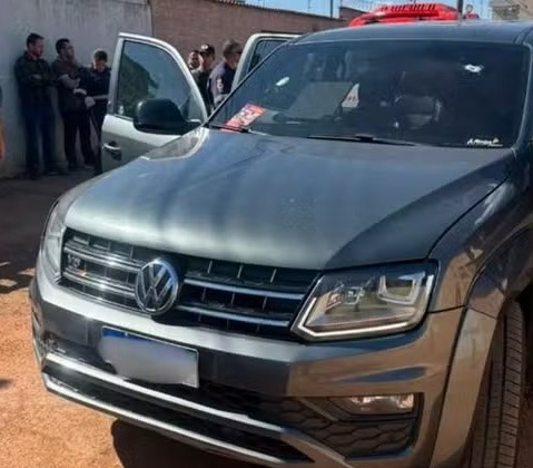 Tiroteio em Formosa, em Goiás, deixa quatro mortos — Foto: Reprodução/Polícia Militar