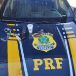 Câmera flagra batida entre caminhonete e moto em Porangatu; veja o vídeo