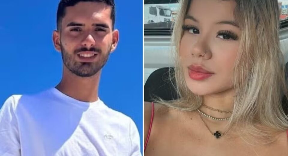 Casal Thor Mariano e Vitória Pellegrini morreram após o acidente — Foto: Divulgação/Redes Sociais